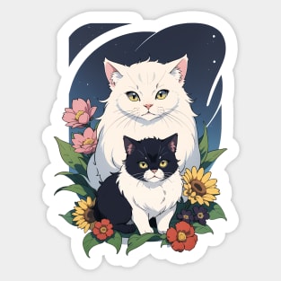 Floral Persian's Nocturne Sticker